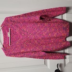 Beautiful hot pink confetti sweater
